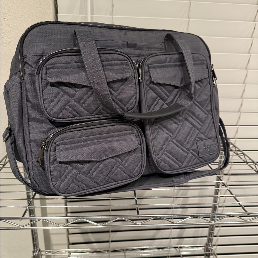 Lug Quilted Puddle Jumper 2 Duffel - Brushed Grey - Picture 2 of 11